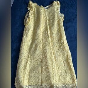 Place Yellow Lace Formal Kids Dress